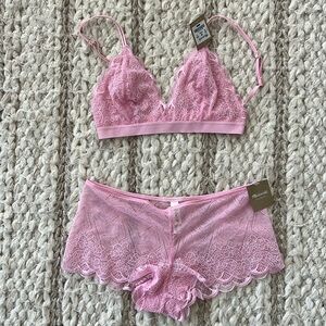 Madewell Bra & Undies Set XS NWT